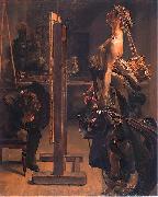 Jacek Malczewski Painter's inspiration. oil painting reproduction
